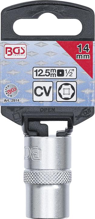Image du produit BGS Douille pour clé, six pans | 12,5 mm (1/2") | 14 mm (14 mm)