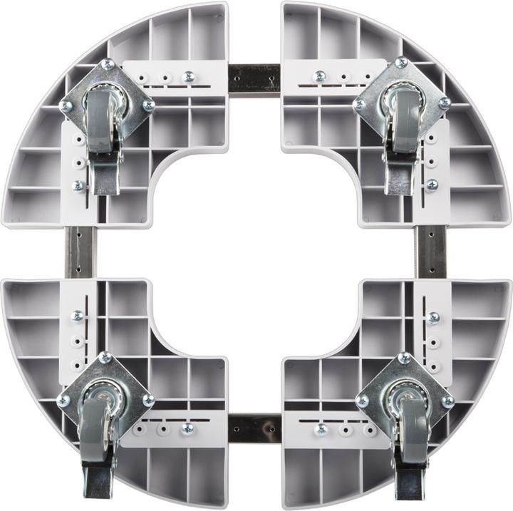 Actual product image Qvant UNIVERSAL FOOT ADJUSTABLE ROLLERS 3847K Air Conditioner Accessories Bracket for Air