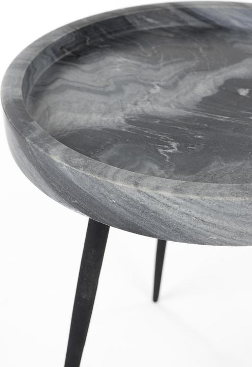 Actual product image White Label Living Side Table Karrara Grey