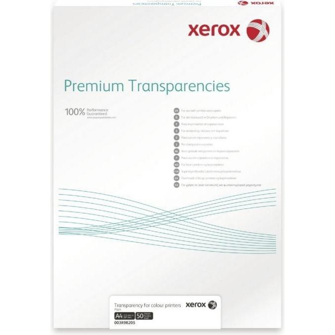 Xerox, Visualizer, Klarsichtfolie 003R98220 DIN A4 transparent 50 Bl./Pack. (A4)