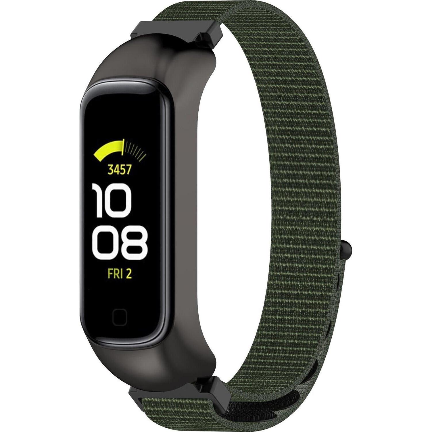 Strap-it Armband (Nylon), Uhrenarmband, Grün
