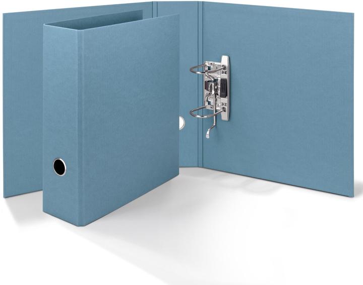 Produktbild Rössler Ordner S.O.H.O. Denim 85 mm, Blau (A4, 85 mm, 1 Stück)