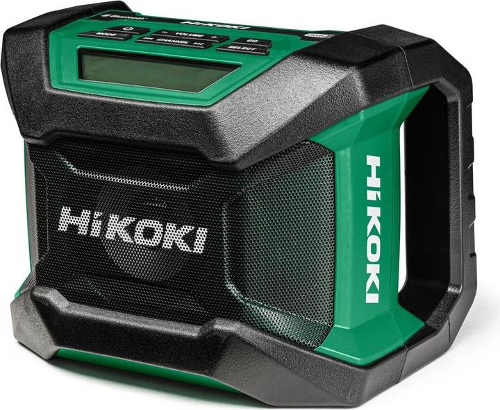 Hikoki UR18DA Battery-powered construction site radio (DAB+, Bluetooth) 18V+MV (Basic/box) (FM, AM, Bluetooth)