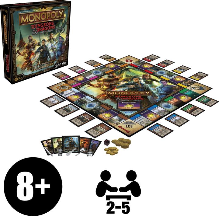 Actual product image Monopoly Dungeons And Dragons Movie (German)