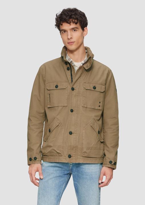 Immagine prodotto S.Oliver Outdoor-Jacke Jacke im Utility-Stil mit Kapuze im Kragen (XXL)