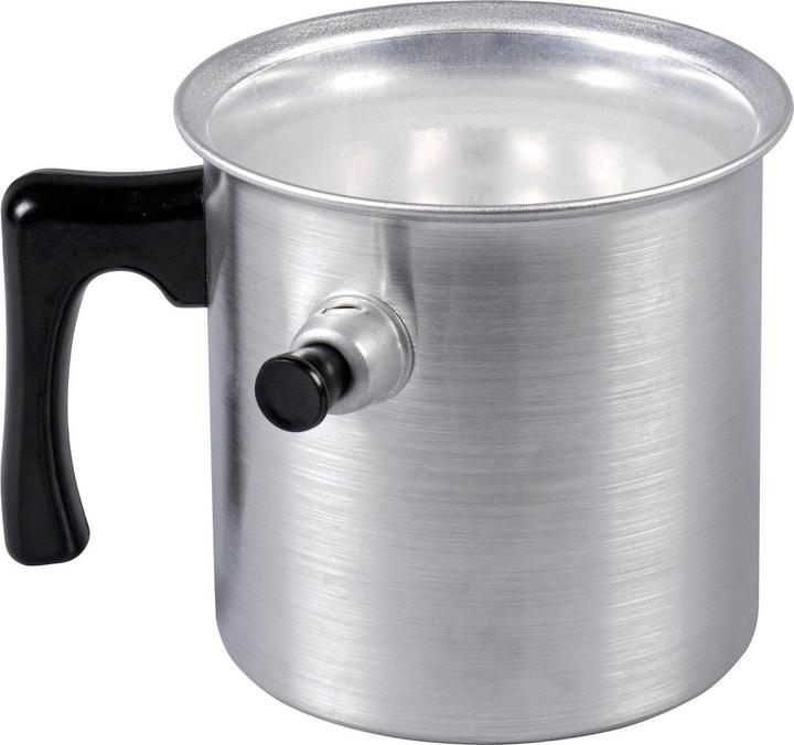 Krüger Bouilloire bain-marie aluminium 1 l Ø13cm (13 cm, Aluminium)