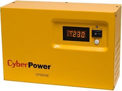 Actual product image Cyberpower CPS600E Uninterruptible Power Supply (UPS) 0.6 kVA 1 AC outputs (600 VA, 420 W, Line-interactive UPS)