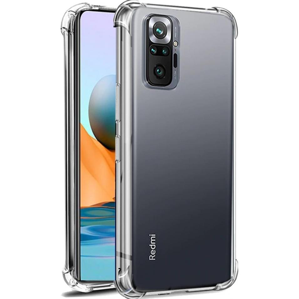 Screenguard Xiaomi Redmi Note 10 Pro Hülle Crystal Soft Airbag Bumper (Xiaomi Redmi Note 10 Pro), Smartphone Hülle, Tran...