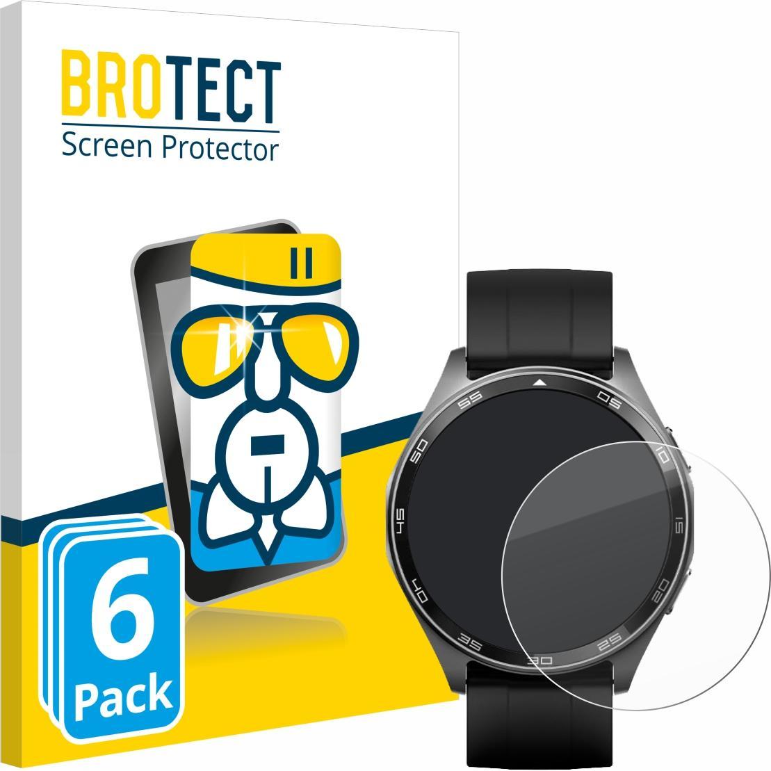 BROTECT Schutzglas Schutzfolie Displayschutz Display Schutz Glas Folie klar, Smartwatch Schutzfolie, Transparent