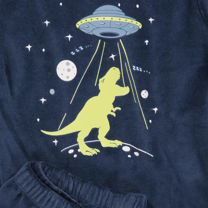 Image du produit La Redoute Collections Pyjama en velours avec motif nocturne (104)