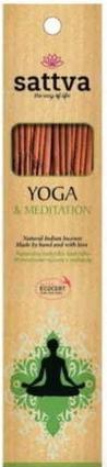 Immagine prodotto Sattva Ayurveda Incenso Indiano Yoga e Meditazione (15 PC) 30 g - Sattva