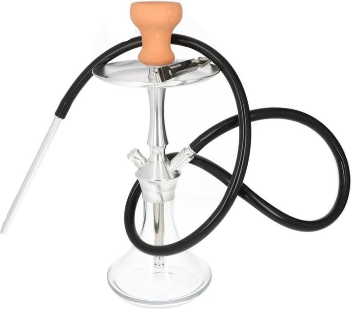 Moosmayr Shisha Super Heroes One Tube 44cm Silver (44 cm)