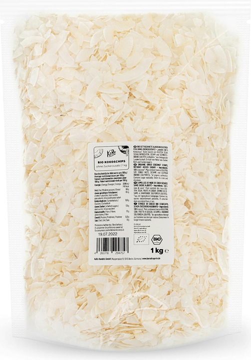 Actual product image KoRo Organic dried coconut strips, no added sugar (1000 g)