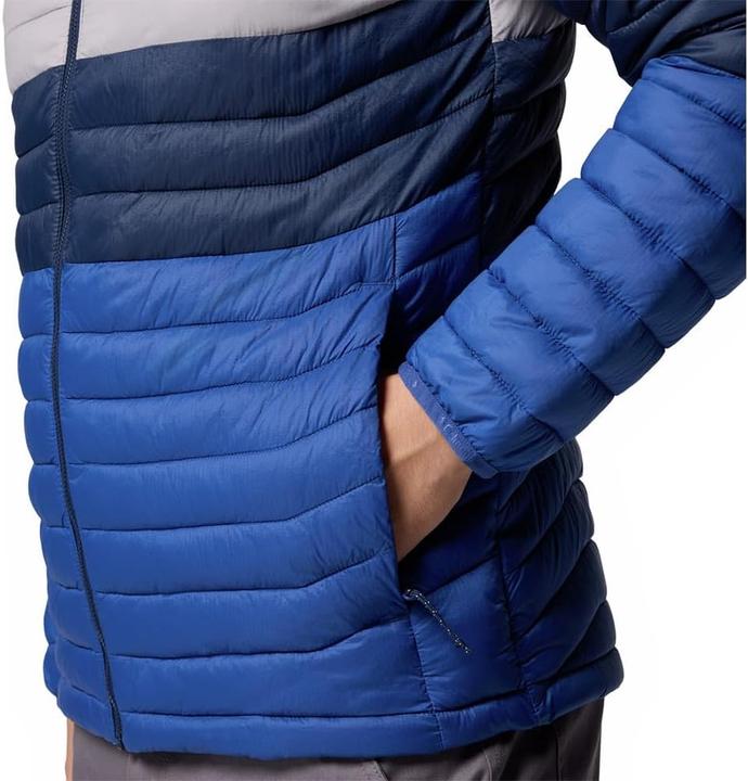 Actual product image Columbia Powder Pass Hooded Jacket, Mannen, Blauw, Jasje, maat: M (M)