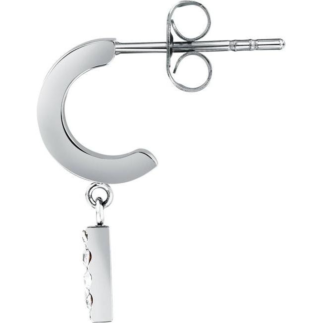 Thumbnail - La Petite Story, Ohrringe, - Single steel earring "A" LPS02AQM67, (Edelstahl)