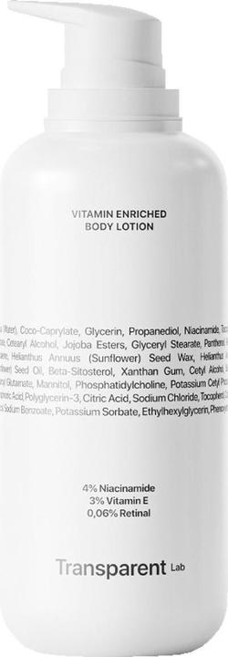 Produktbild Transparent Lab Vitamin Enriched Body Lotion (Körperlotion, 400 ml)