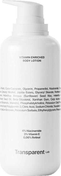 Produktbild Transparent Lab Vitamin Enriched Body Lotion (Körperlotion, 400 ml)