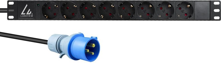 Immagine prodotto Lanview Ciabatta elettrica da 19" per montaggio a rack