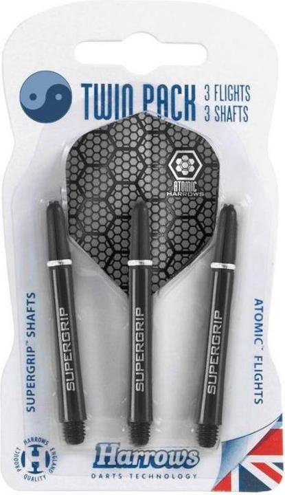 Produktbild Harrows Doppelpack Supergrip-Schäfte + Atomic-Flights (M (45 mm))