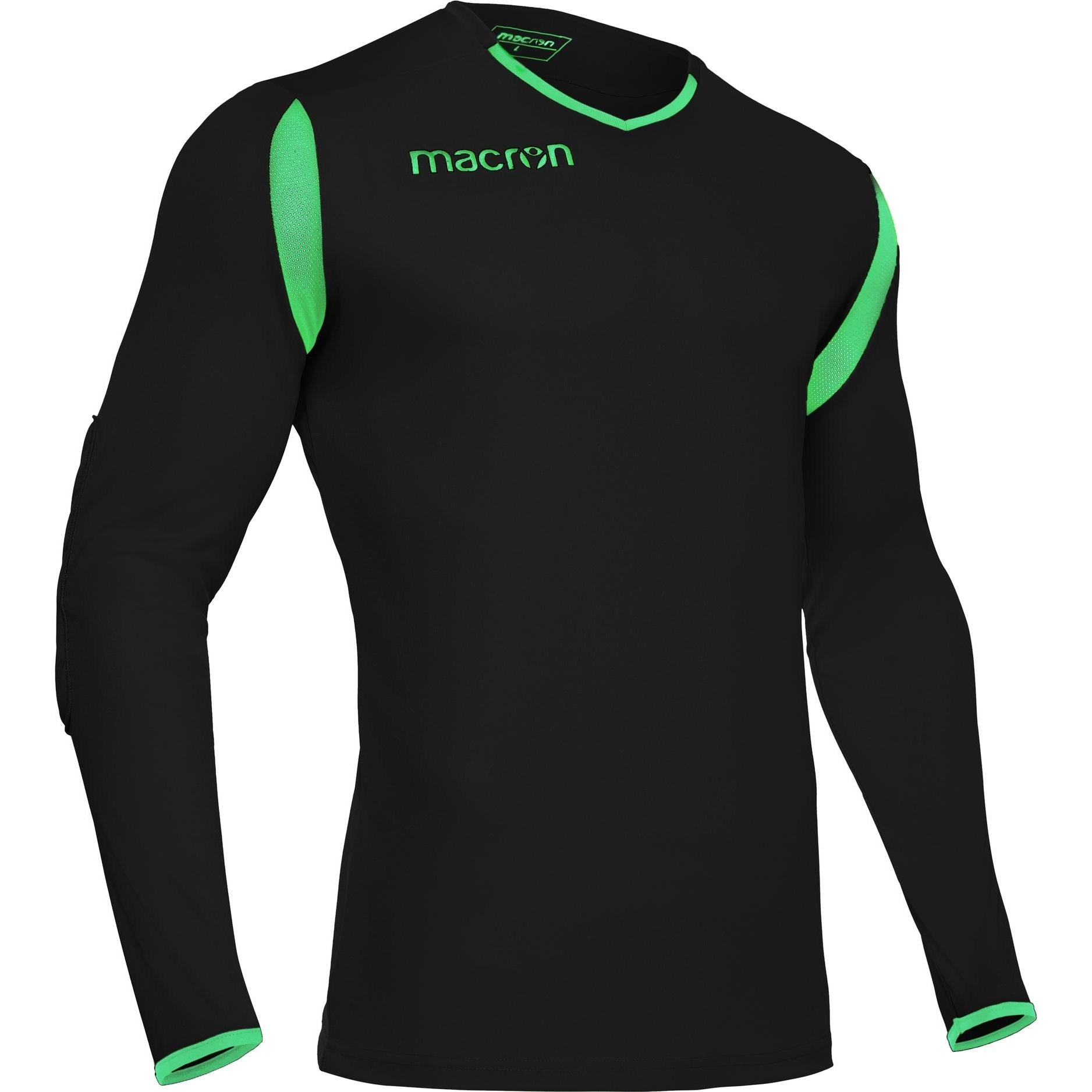 Macron, Herren, Sportshirt, torwarttrikot antilia (3XS), Schwarz, 3XS