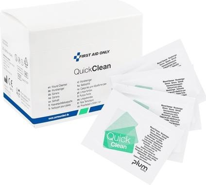 Actual product image First Aid Only Wound cleansing wipes Quick Clean P-44029 00 white 20.0 x 12.5 cm, 1 pc.