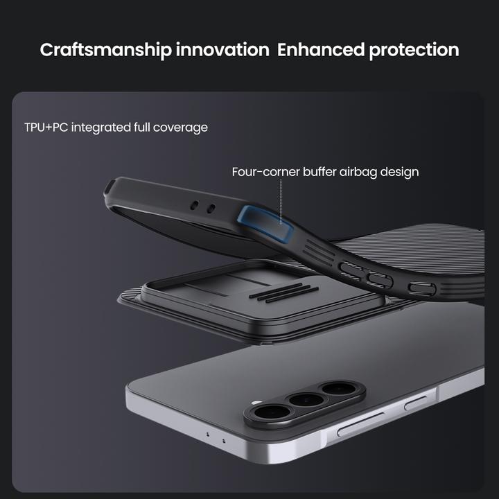 Actual product image Nillkin Back panel cover Samsung - CamShield PRO Magnetic Hard Case for Samsung Galaxy A56 5G Black (Samsung Galaxy A56 5G)