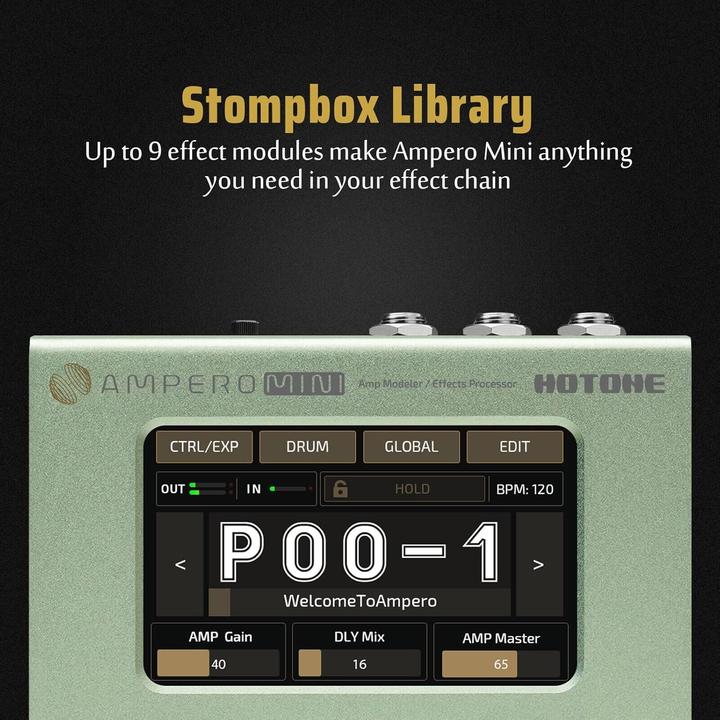 Produktbild Hotone Ampero Mini (E-Bass, E-Gitarre)