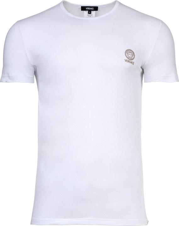 Actual product image Versace T-Shirt Bi-Pack Jersey Topeka Bi-Stretch Cotton Organic New Logo (M)