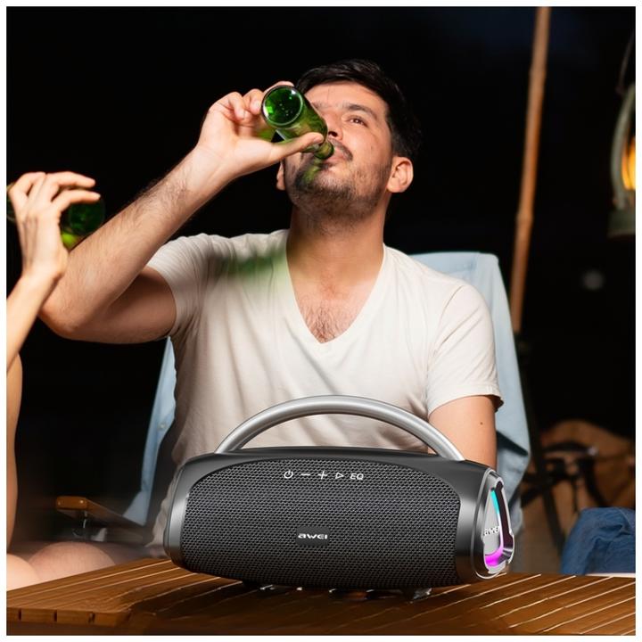 Actual product image Awei Wireless speaker KA39 100W Bluetooth 5.3 portable external black (25 h)