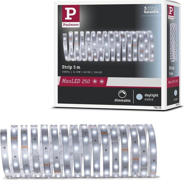 Produktbild Paulmann MaxLED 250 Stripe (Tageslicht, 500 cm, Indoor)