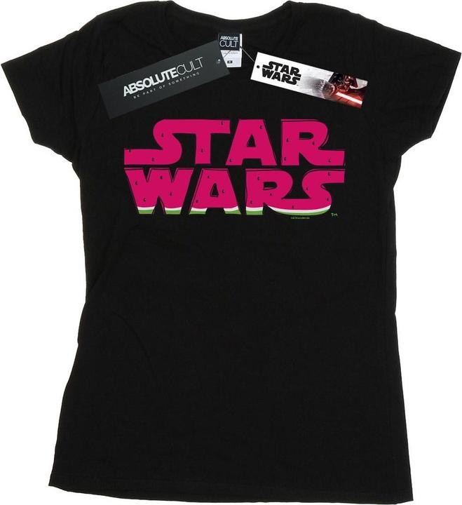 Immagine prodotto Star Wars Watermelon Logo Maglietta Donna (XXL)
