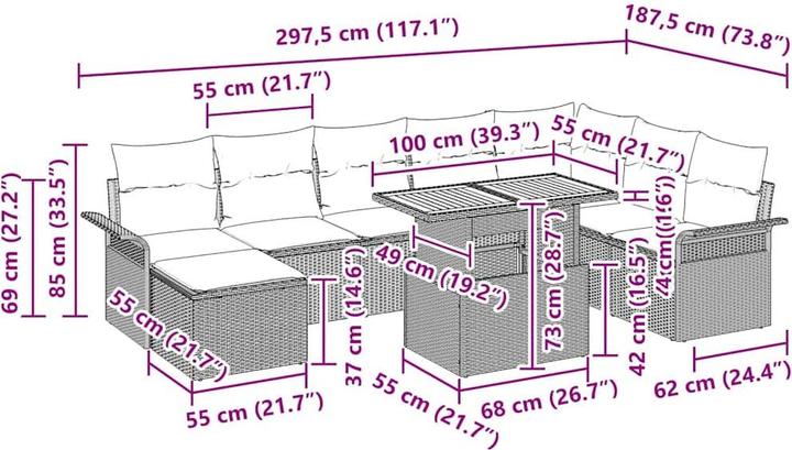 Produktbild vidaXL Andrea