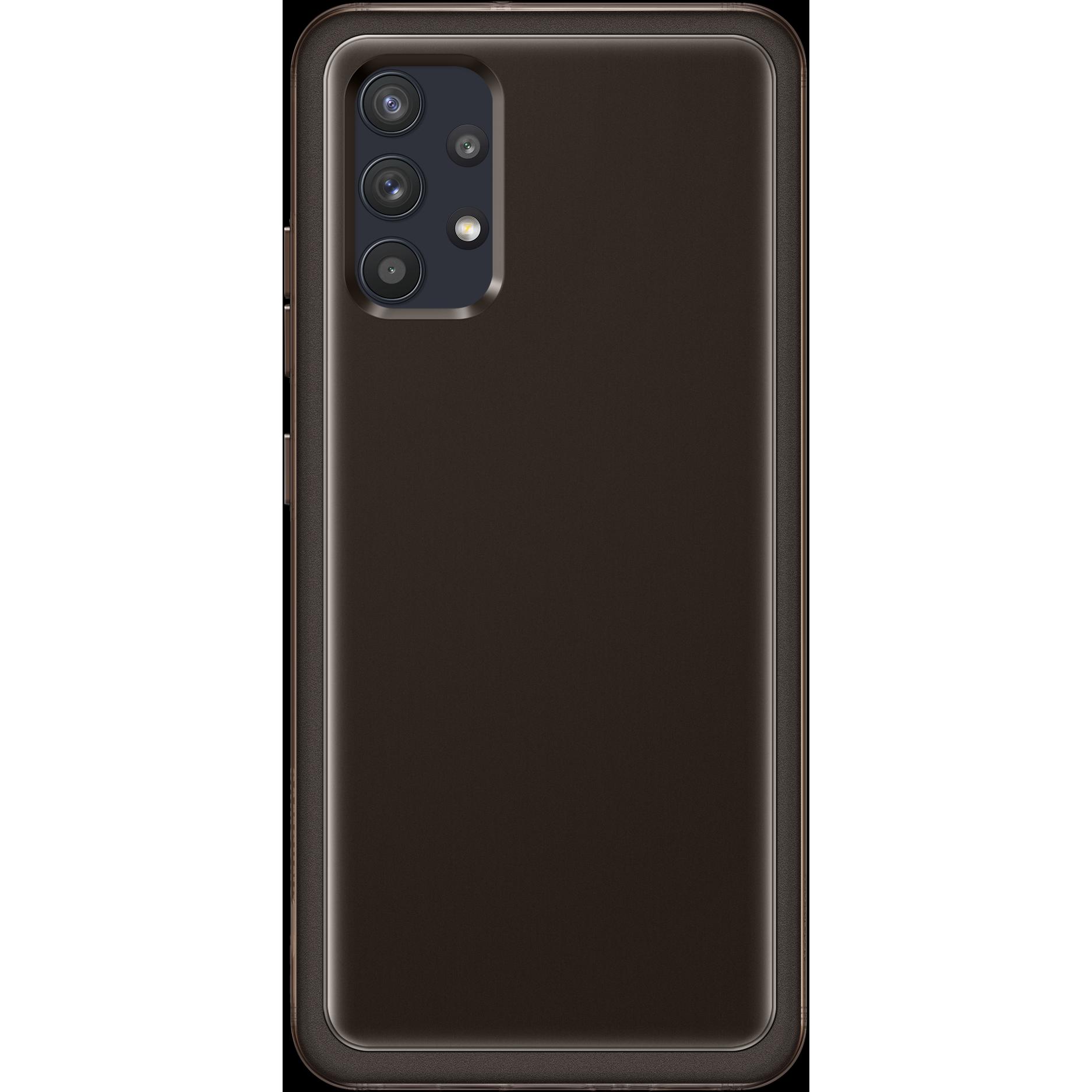 Samsung Clear Cover (Samsung Galaxy A32), Smartphone Hülle, Schwarz