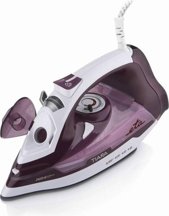 Productafbeelding ETA Strijkijzer 126990000 Tiara II stoomstrijkijzer, 2400 W, waterreservoir 450 ml, continue stoom 40 g (2400 W, 130 g/min)