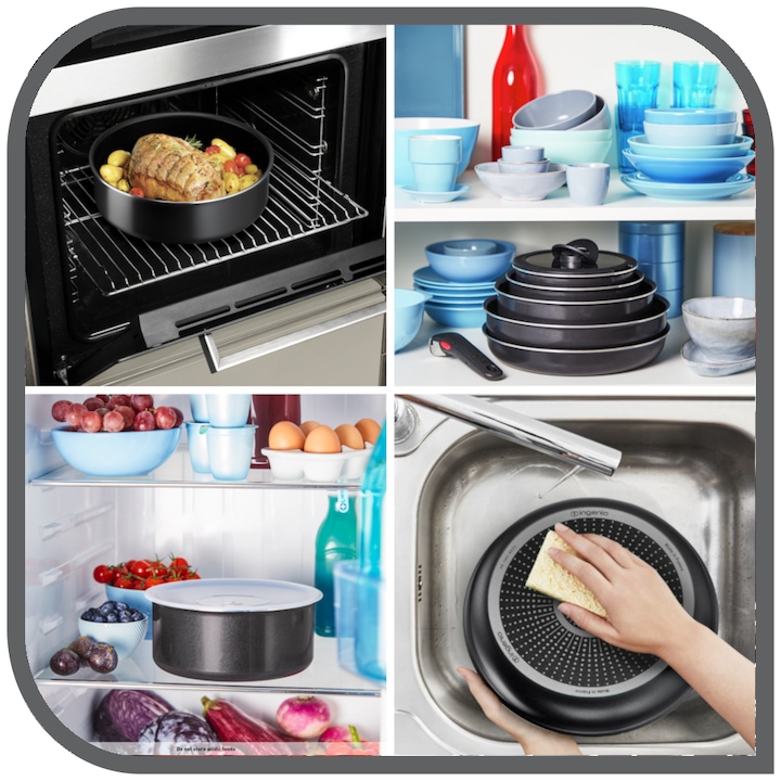 Produktbild Tefal Ingenio Easy On (28 cm, Pfannenset + Topfset, Aluminium)