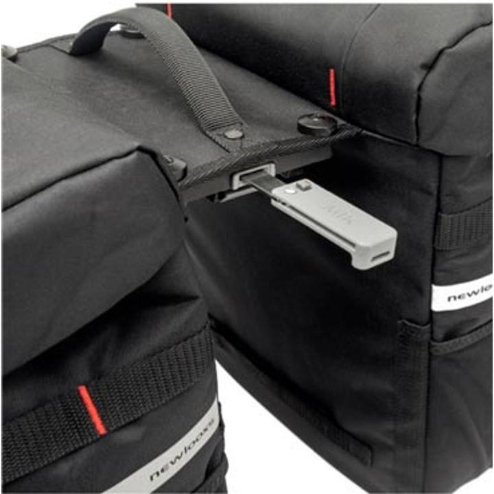 Produktbild New Looxs 2ER TASCHE VIGO DOUBLE MIK BLACK 37 POLYESTER 31X40X15CM (37 l, Gepäckträgertasche)