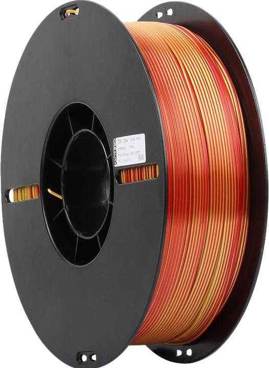 Immagine prodotto Creality Filamento PLA, Silk Gold, 1,75 mm, 1 kg (PLA, 1.75 mm, 1000 g, Oro, Rosso)