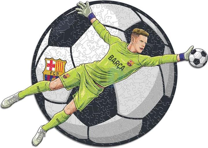 Produktbild Iconic FC Barcelona - Ter Stegen - Holz Puzzle Grösse L (500 Teile) (500 Teile)