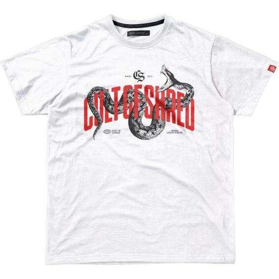 Loose Riders, Herren, Shirt, Cult Snake, Weiss, (S)