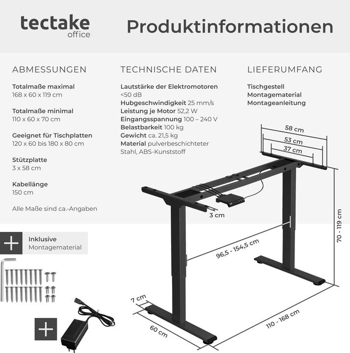 Actual product image tectake Melville