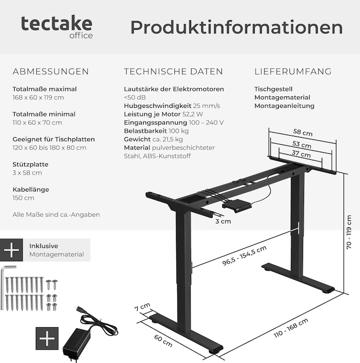 Actual product image tectake Melville