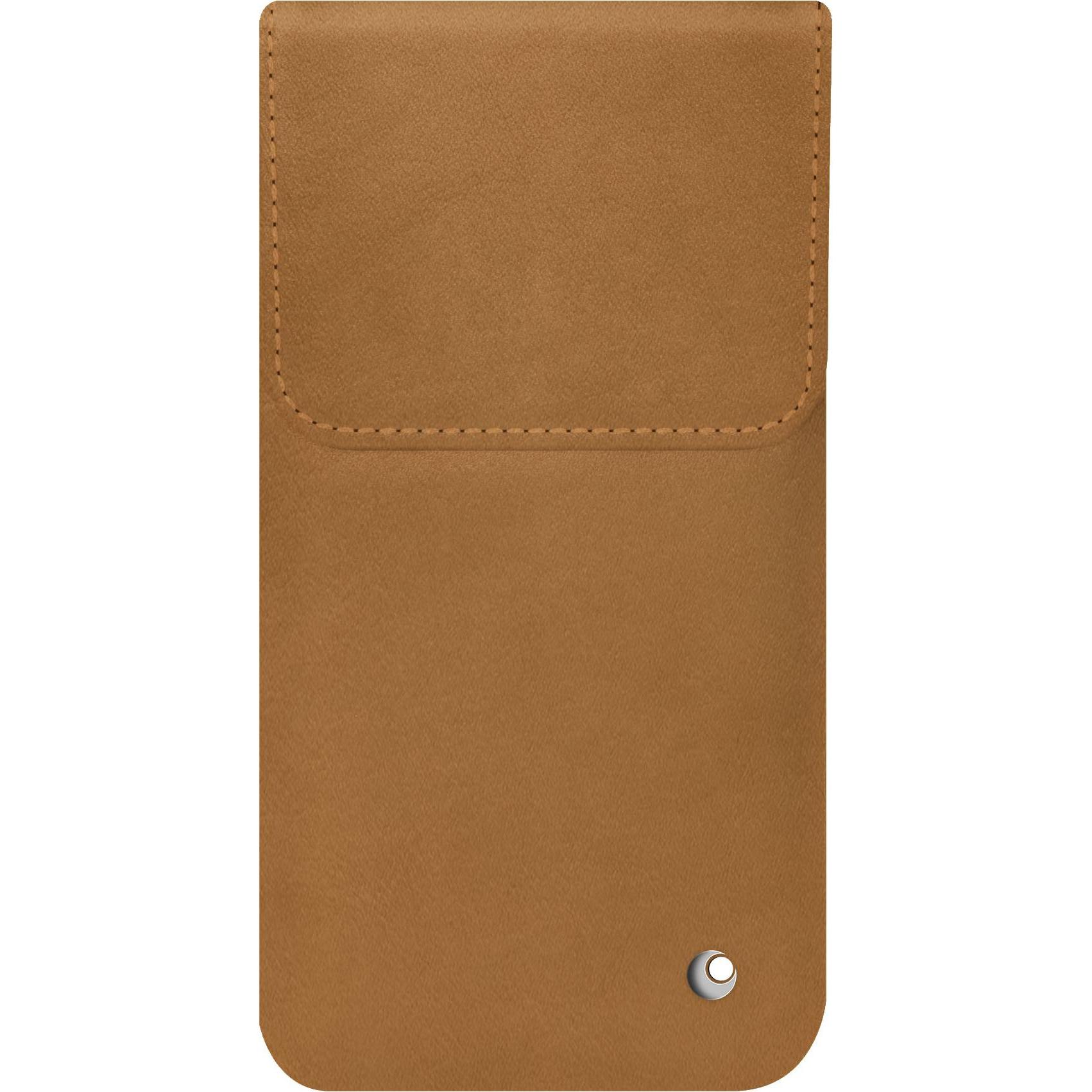 Noreve Lederschutzhülle (Apple iPhone 16 Pro), Smartphone Hülle, Braun