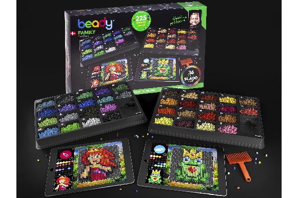 Produktbild Hama Beady - Family - 14.400 beads, 8 plates & 1 scraper (390501)