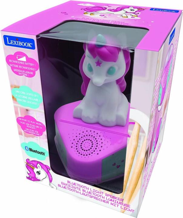 Produktbild Lexibook Einhorn Bluetooth Lautsprecher mit beleuchtete Figur