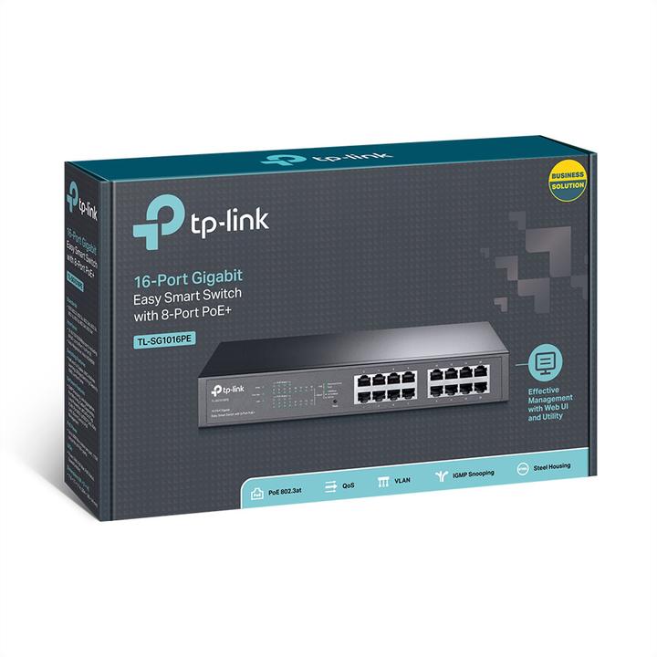 Produktbild TP-Link Tl-Sg1016pe (16 Ports)