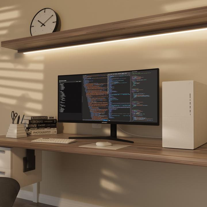 Actual product image Japannext 86,4cm JN-IPS340UWQHD60C-C65W-HS curved UWQHD (3440 x 1440 pixels, 34")