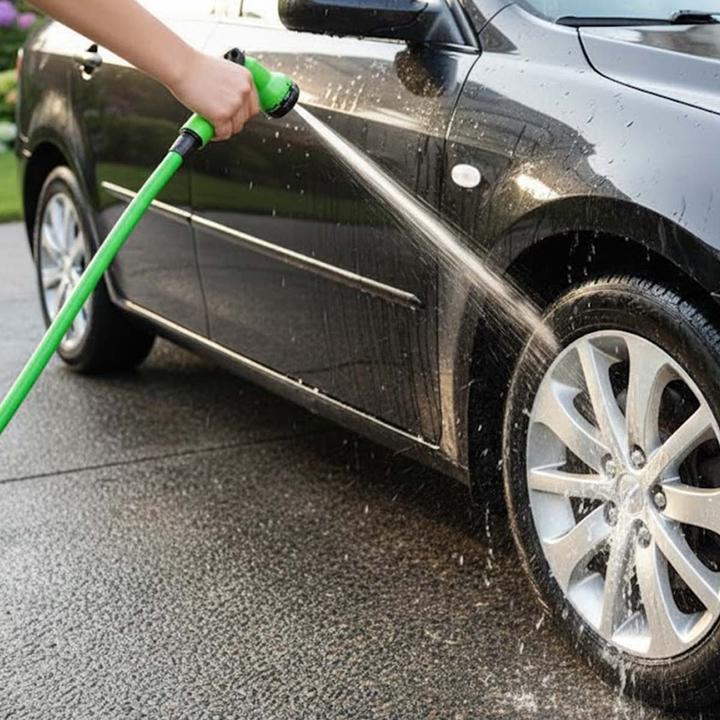 Actual product image Avizar Dehnbarer Gartenschlauch bis 45 m mit Brause (45 m)