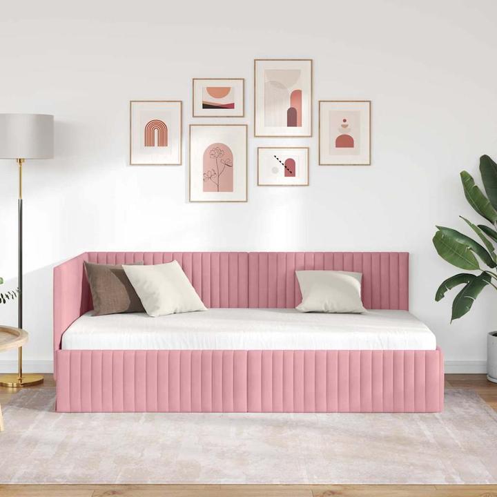 Produktbild vidaXL Samtbettgestell (90 x 200 cm)