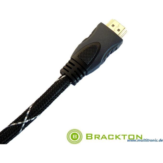 Thumbnail - Brackton Ultra HD 4K 3D Professional mit Ethernet HDMI 2.0a Kabel 15m St/St (15 m, HDMI), Video Kabel