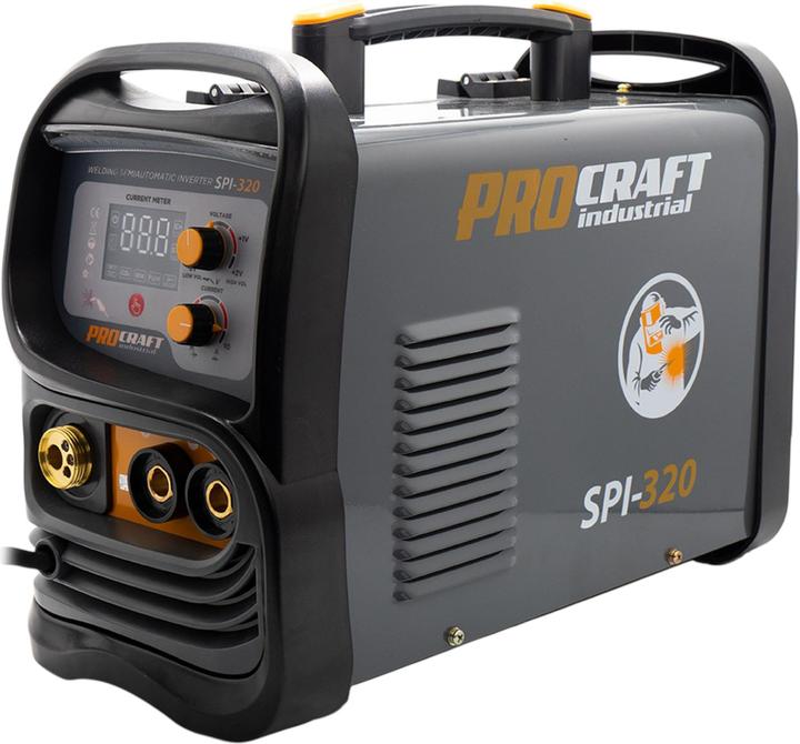 Actual product image Procraft SPI-320 Inverter welding machine 5.3 kW 19.65 V 160 A semi-automatic